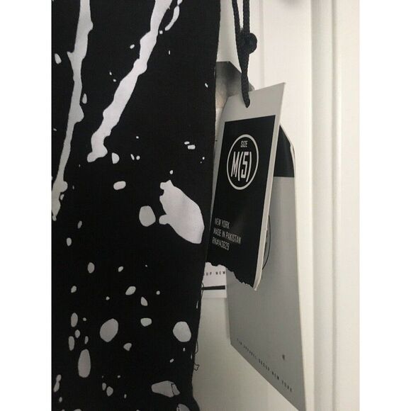 Encrypted Boys Paint Splatter 2 Piece Set Jogger Pants & Shirt Size M 5 - Picture 3 of 12